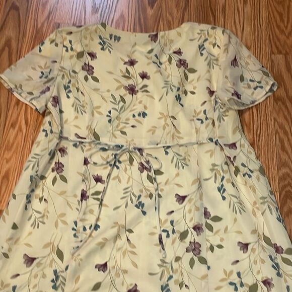 Motherhood Vintage Maxi Dress, Yellow Floral, Small - Picture 5 of 9